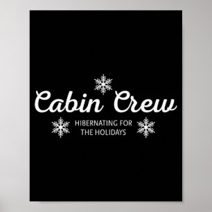 Cabin Crew Christmas Pjs Family Christmas Pyjamas Poster