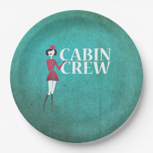 Cabin Crew Paper Plate