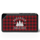 Cabin Family Name Pines Red Buffalo Plaid