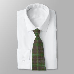 Cabin Forest Green Tartan Tie