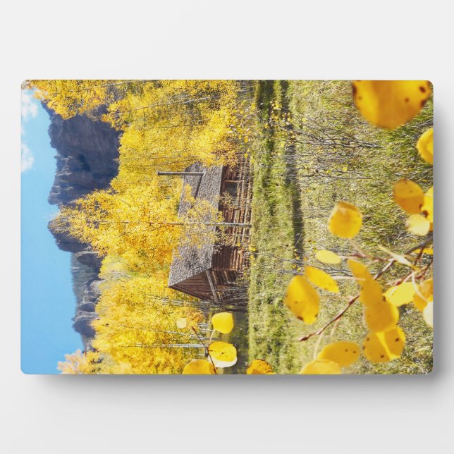Cabin in Aspens Plaque (Front)