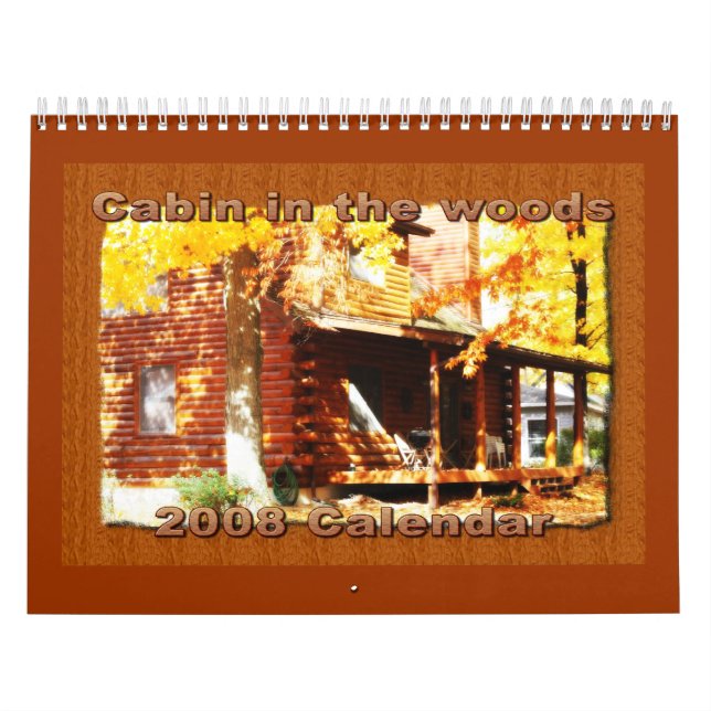 Cabin in the woods calendar (Cover)