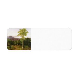 Cabin in the Woods, New Hampshire by Thomas Cole Return Address Label