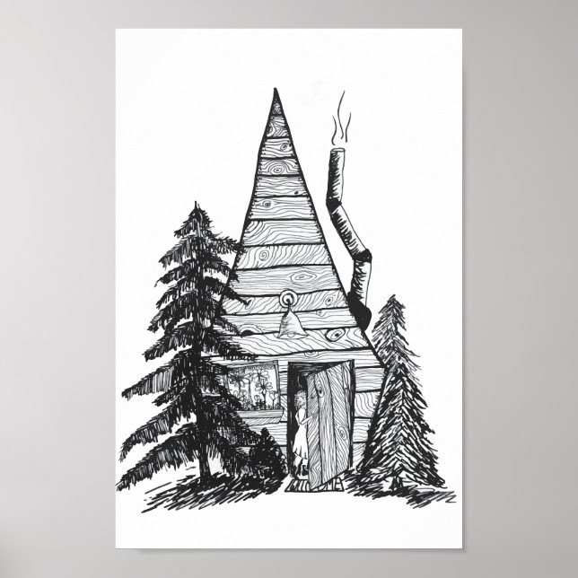 Cabin in the Woods Nursery Poster (Front)