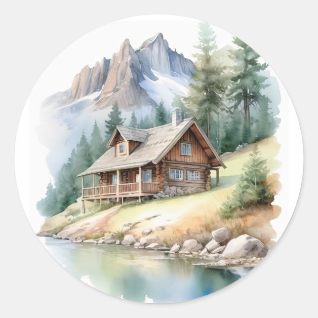 Cabin in the woods sticker (Front)