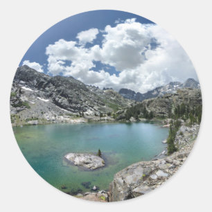 Cabin lake - Ansel Adams Wilderness - California Classic Round Sticker