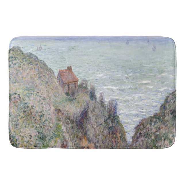 Cabin of the Customs Watch by Claude Monet Bath Mat (Front)