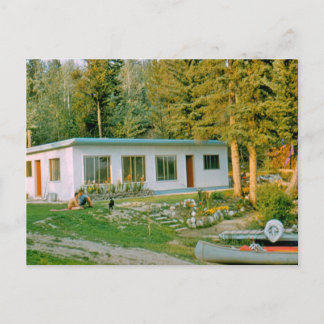 Cabin on Bednesti Lake 1961 Postcard