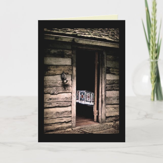 Cabin Quilt Card (Front)