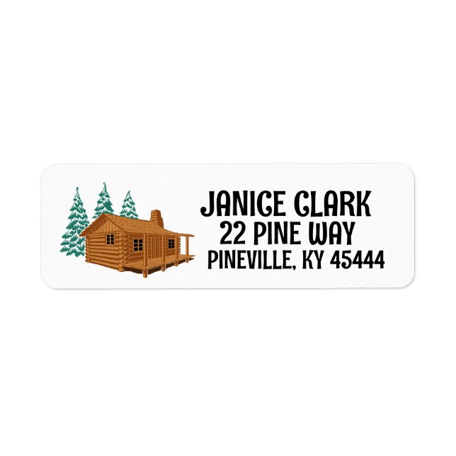 CABIN RETURN ADDRESS LABELS (Front)