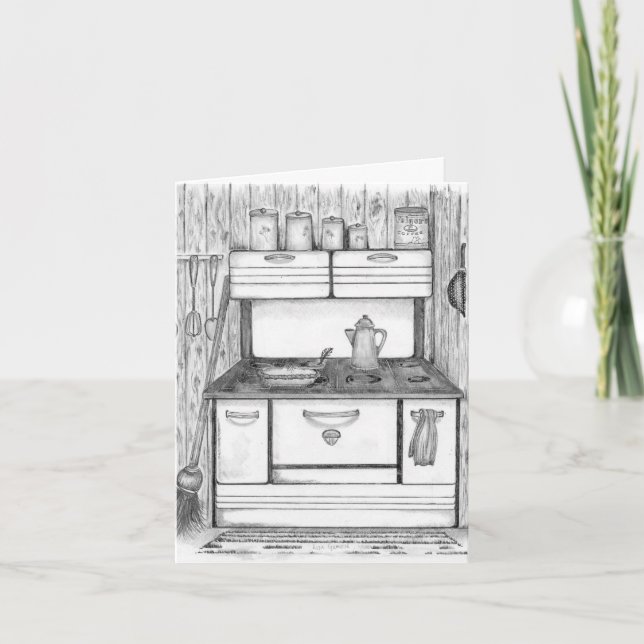 Cabin Stove Card (Front)