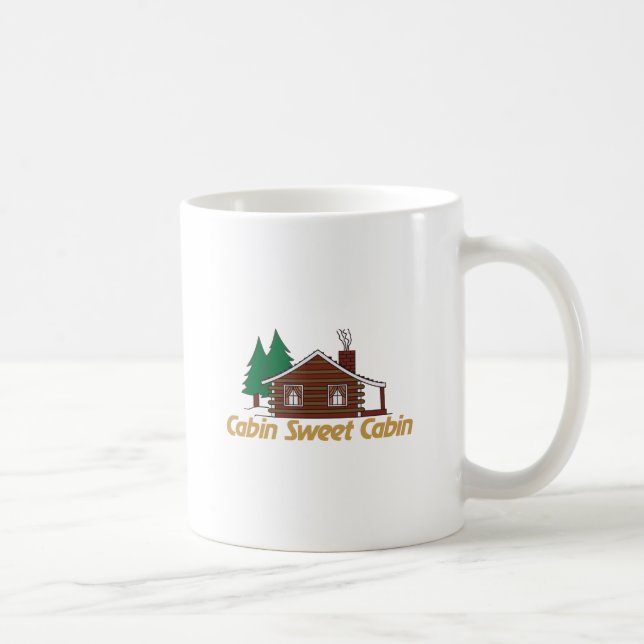 Cabin Sweet Cabin Coffee Mug (Right)