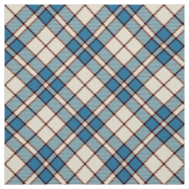 Cabin Tartan~ Snow Queen Fabric (Swatch)