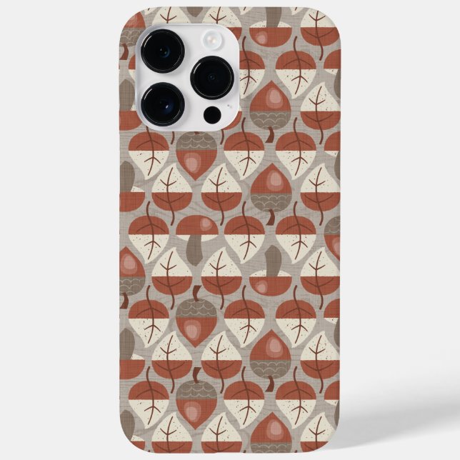 Cabincore Autumnal Stripes Case-Mate iPhone Case (Back)