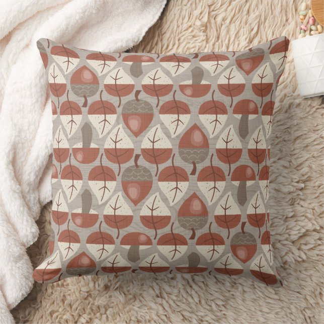 Cabincore Autumnal Stripes Cushion (Blanket)