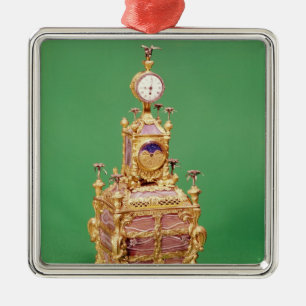 Cabinet clock, c.1766 metal tree decoration