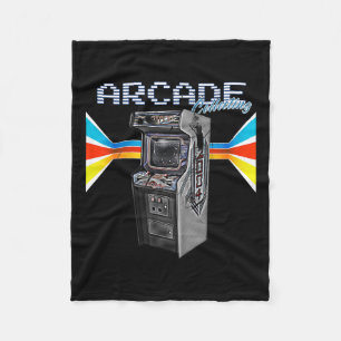 Cabinet Machine 1970 1980 1990 Video Game Collecti Fleece Blanket