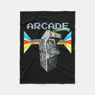 Cabinet Machine 1970 1980 1990 Video Game Collecti Fleece Blanket