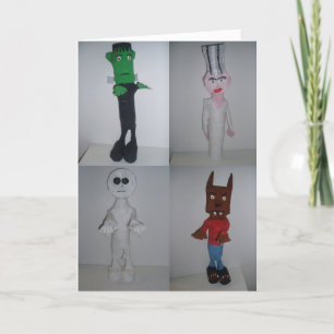 “Cabinet of the Undead" Hallowe’en Card