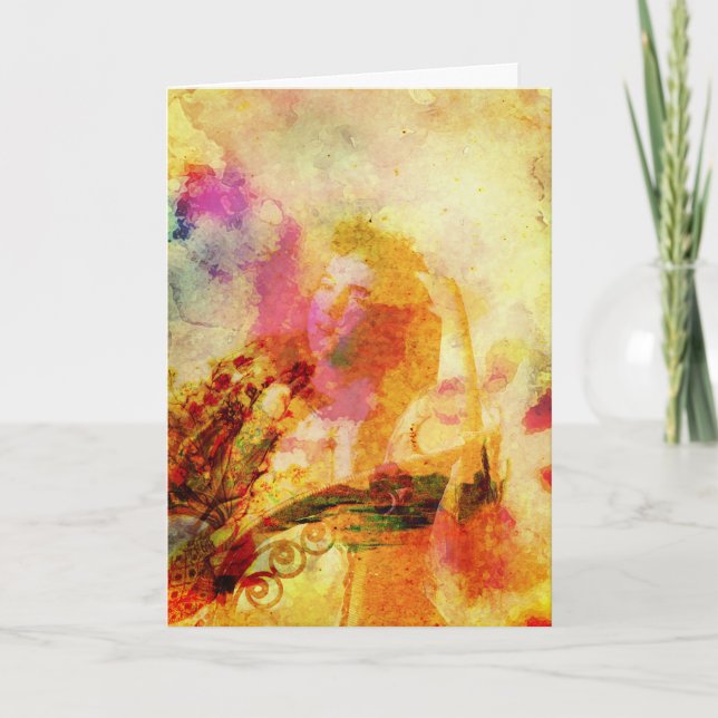 Cabinetcard Lady Digital Art Card (Front)