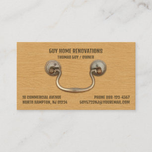 Cabinetry Carpentry Business Card