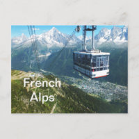 Cable car above Chamonix