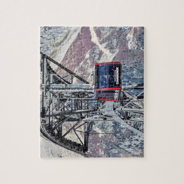 Cable Car Chamonix Mont Blanc Jigsaw Puzzle (Vertical)
