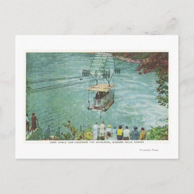 Cable Car Crossing the Whirlpool Postcard (Front)