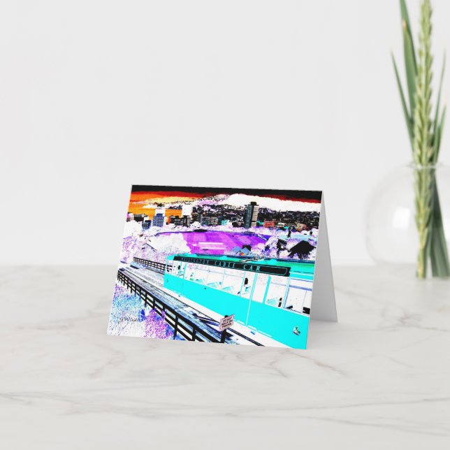 Cable Car Greeting Card (Front)