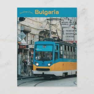 Cable Car in Sofia Bulgaria Postcard