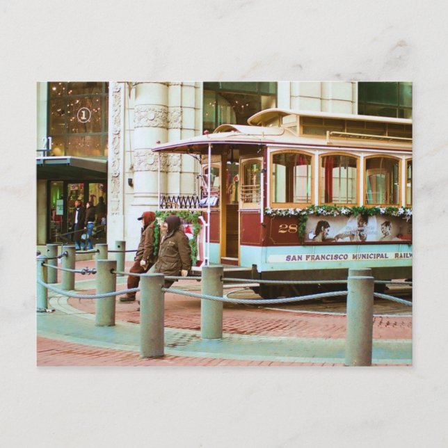 Cable Car turn-around Postcard (Front)