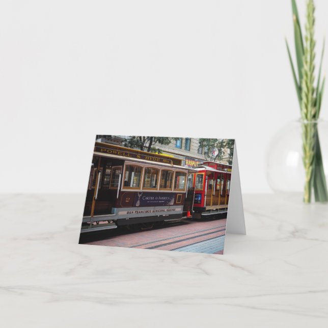 Cable Cars Thank You Card (Front)