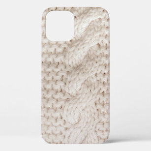 Cable Knit Pattern iPhone 12 Case