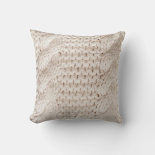 Cable Knit Pattern Cushion