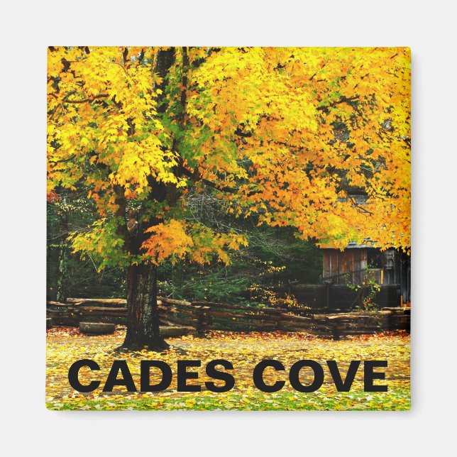 Cable Mill Autumn Cades Cove Magnet (Front)