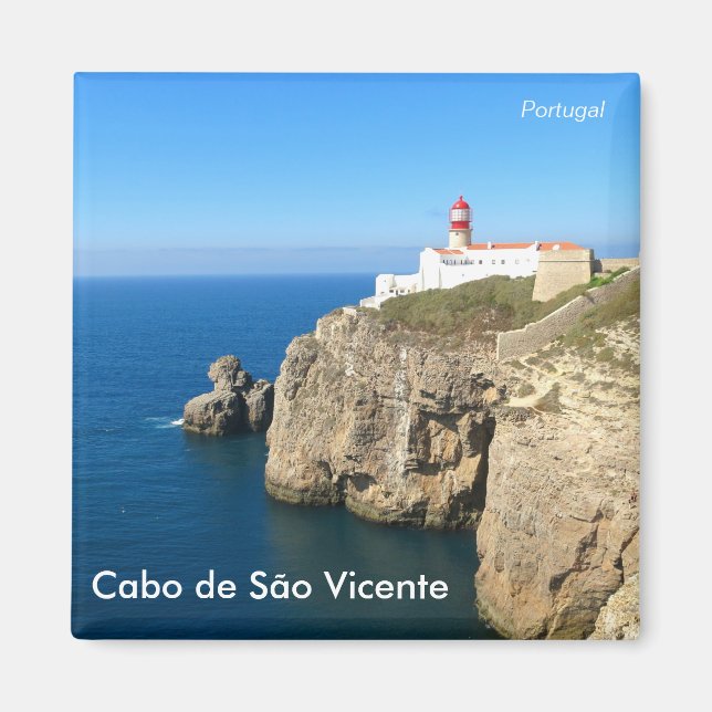 Cabo de São Vicente v Cape St Vincent Magnet (Front)