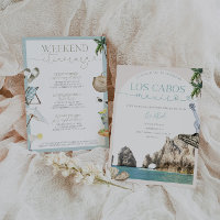 Cabo Mexico Bachelorette Invitation & Itinerary