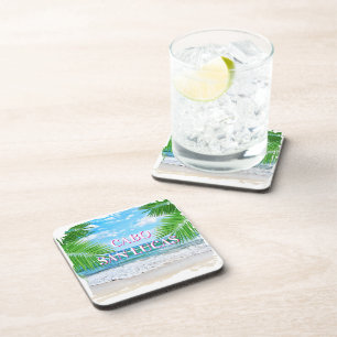Cabo Plastic Coaster Set