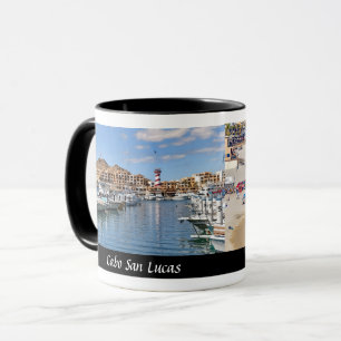 Cabo San Lucas and Medano Beach - Designer Coffee Mug