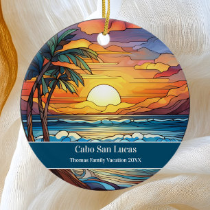 Cabo San Lucas Beach Vacation Ceramic Ornament