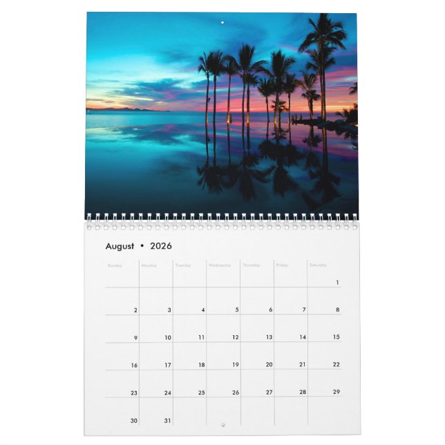 Cabo San Lucas Calendar  (Aug 2026)
