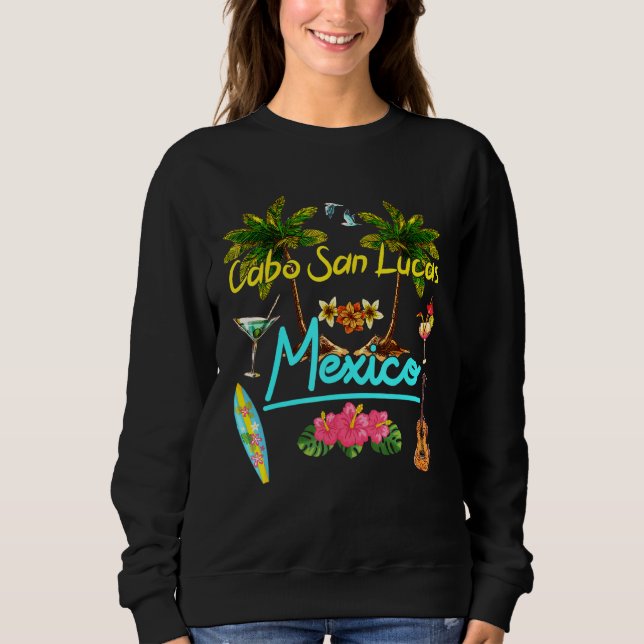Cabo San Lucas California Beach Summer Sun Set Pal Sweatshirt (Front)