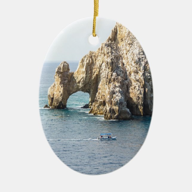 Cabo San Lucas Ceramic Ornament (Front)