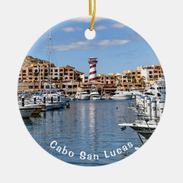 Cabo San Lucas, Ceramic Ornament (Front)