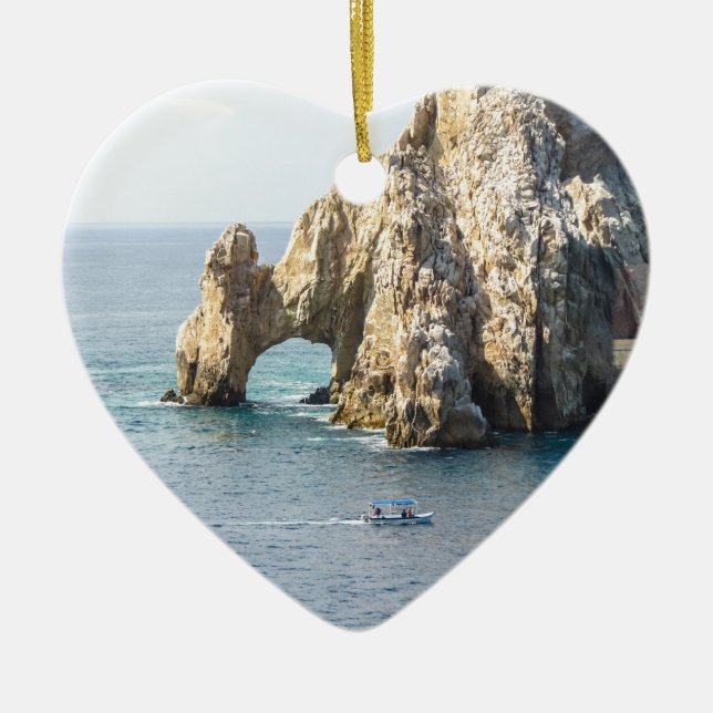 Cabo San Lucas Ceramic Tree Decoration (Front)