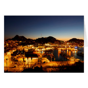 Cabo San Lucas Cityscape At Sunset, Mexico