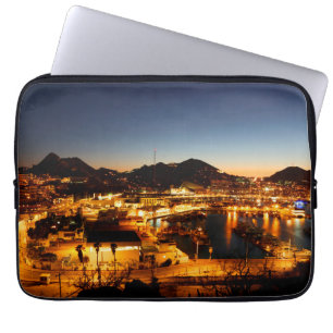 Cabo San Lucas Cityscape At Sunset, Mexico Laptop Sleeve