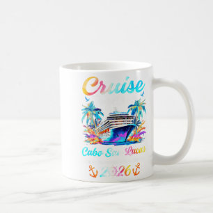 Cabo san lucas cruise 2026 family vacation cruisin coffee mug