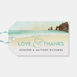 Cabo San Lucas El Arco Destination Wedding Gift Tags