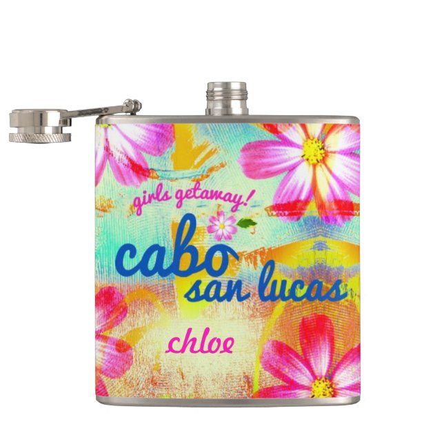 CABO San Lucas Girls Getaway Flask (Opened)